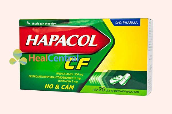 Hộp thuốc Hapacol CF