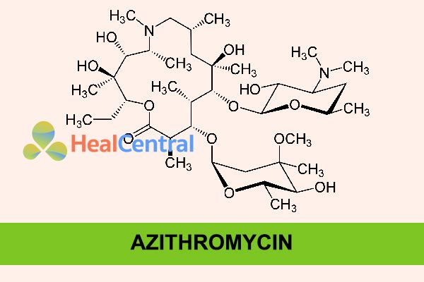 Công thức hóa học của Azithromycin