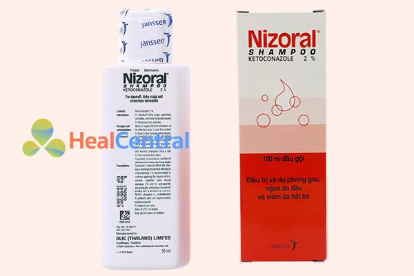Hộp dầu gội trị nấm Nizoral Shampoo