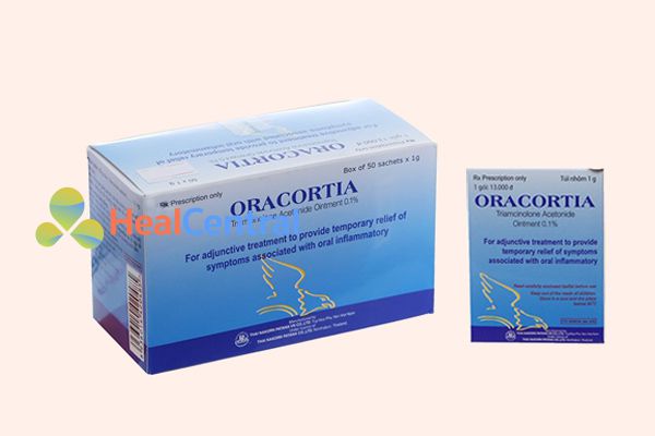 Thuốc bôi nhiệt miệng Oracortia