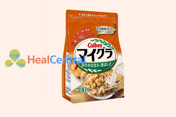 Ngũ cốc Calbee Nhật bản ăn kiêng màu cam vị yến mạch 700mg