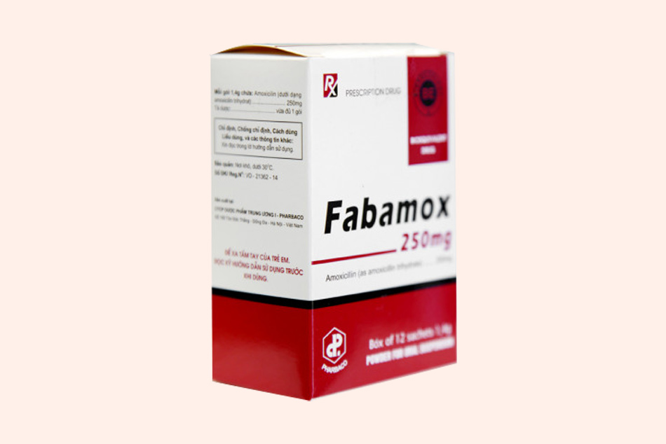 Hộp thuốc Fabamox 250mg
