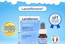 Men vi sinh Lactoflorene® Gocce - BB-12 Lợi khuẩn sống số 1 về bằng chứng lâm sàng