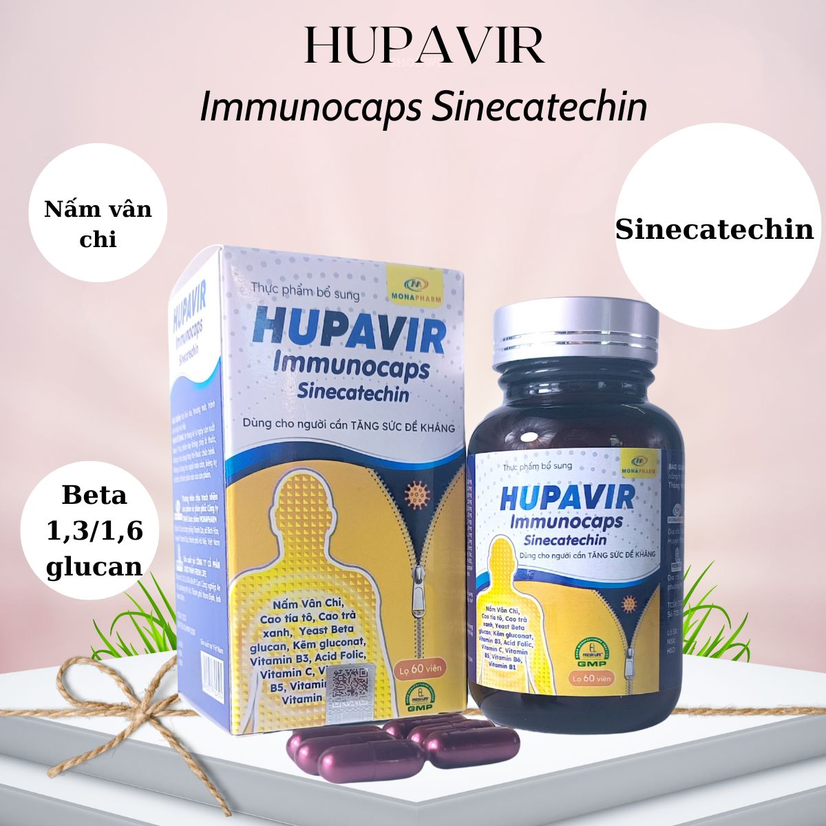 HUPAVIR Immunocaps Sinecatechin