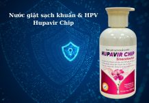 Nước giặt sạch khuẩn & HPV Hupavir Chip