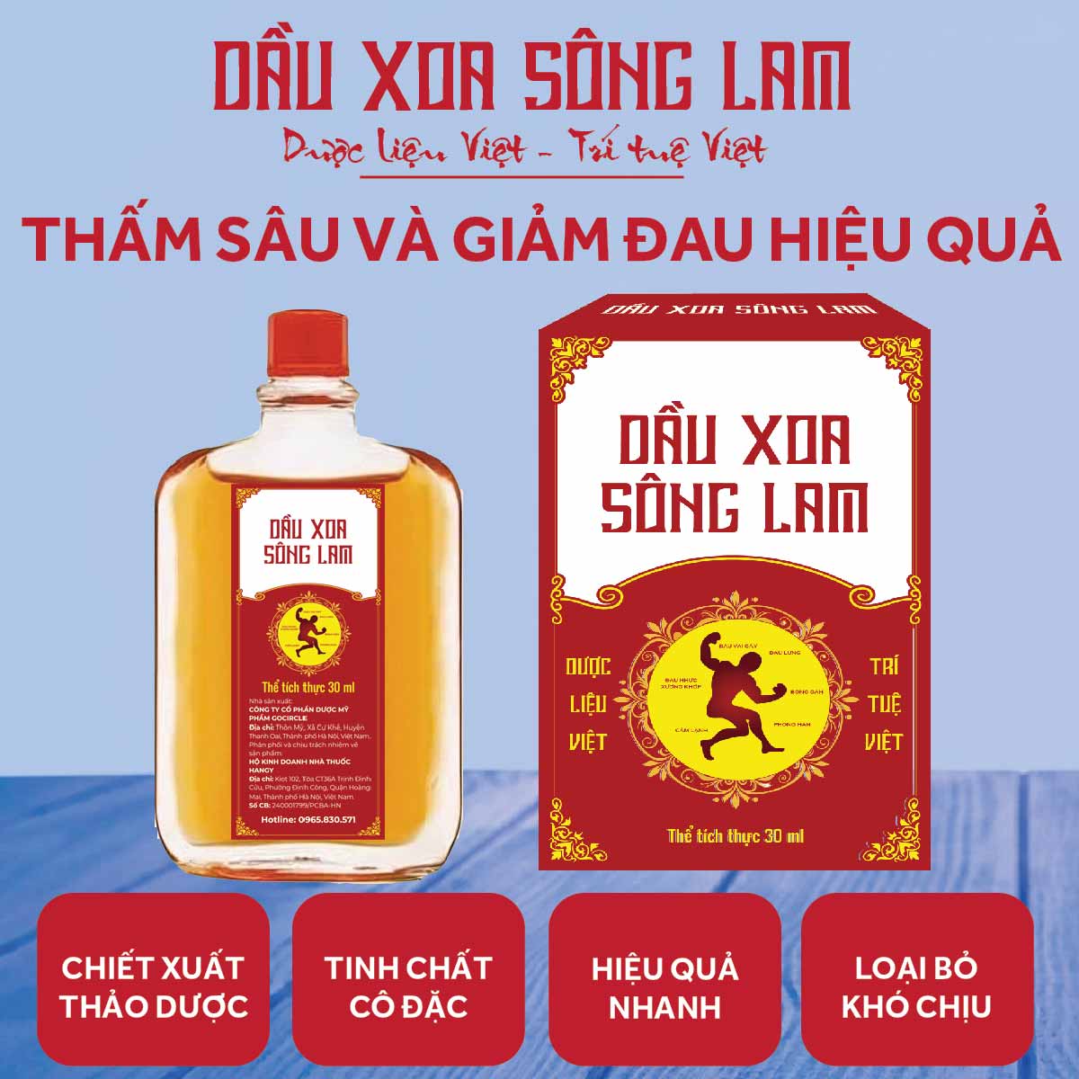  Phối hợp Dầu xoa Sông Lam với các phương pháp day ấn, đấm bóp để chữa các bệnh thường gặp về cơ, xương, khớp