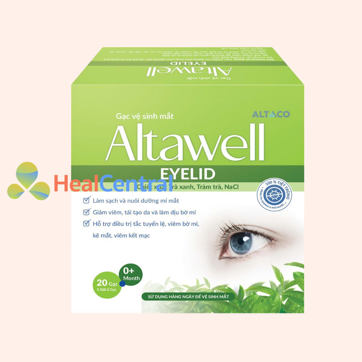 Gạc vệ sinh mắt Altawell Eyelid