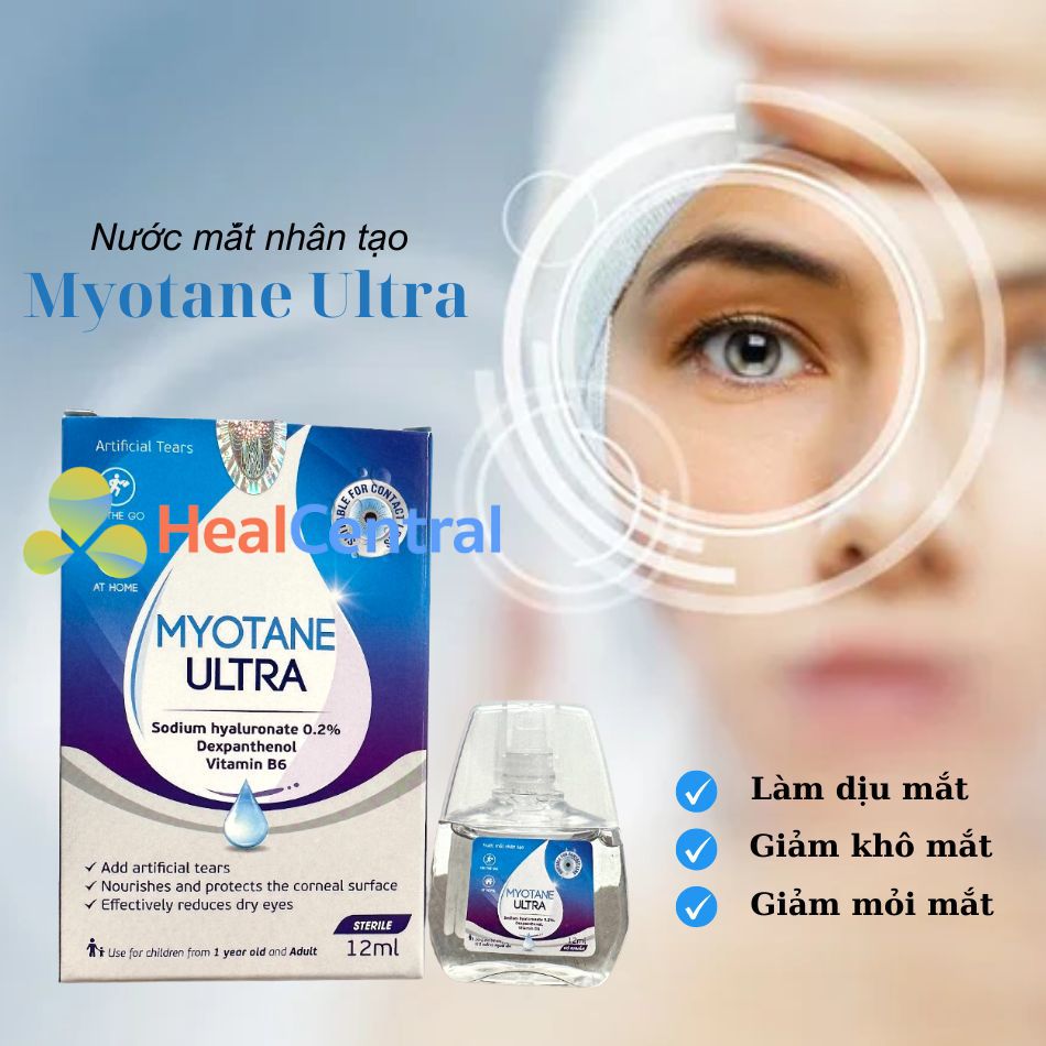 Nước mắt nhân tạo Myotane ultra